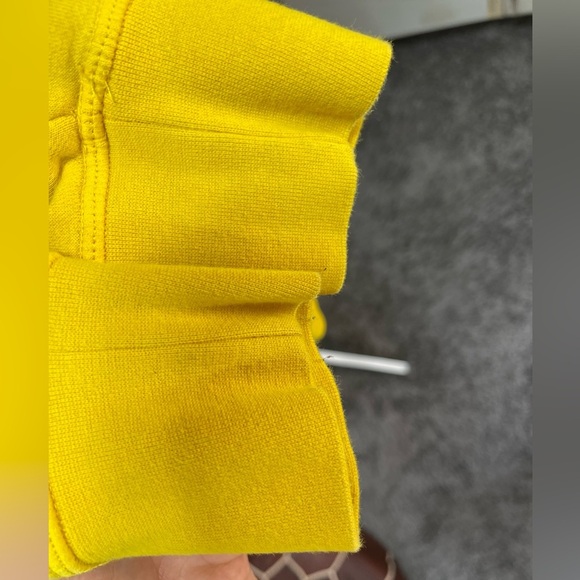 Reebok gold white kangaroo pocket hoodie long sleeve cotton sweatshirt size M - Picture 8 of 17